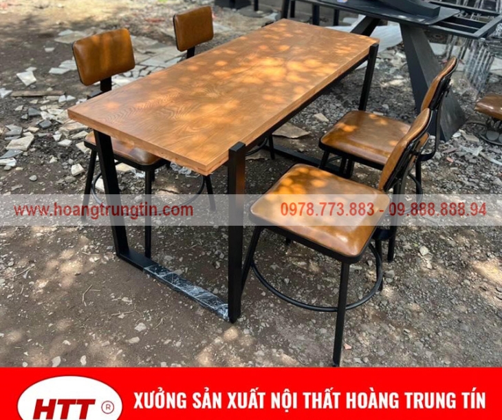 Bàn ghế sắt nệm chất lượng giá xưởng tại Nghệ An