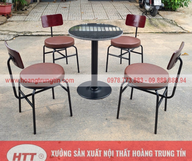 Bàn ghế sắt nệm chất lượng giá xưởng tại Bắc Ninh