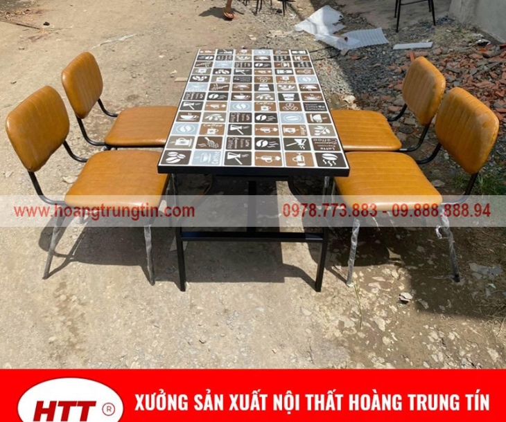 Bàn ghế sắt nệm chất lượng giá xưởng tại Đồng Tháp