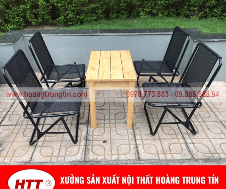 Những mẫu bàn ghế cà phê quán cóc hot nhất hiện nay tại Điện Biên