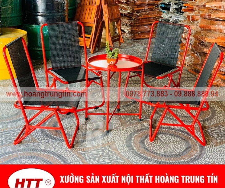 Xưởng nội thất cung cấp bàn ghế cafe (cà phê) mini tại Bình Định