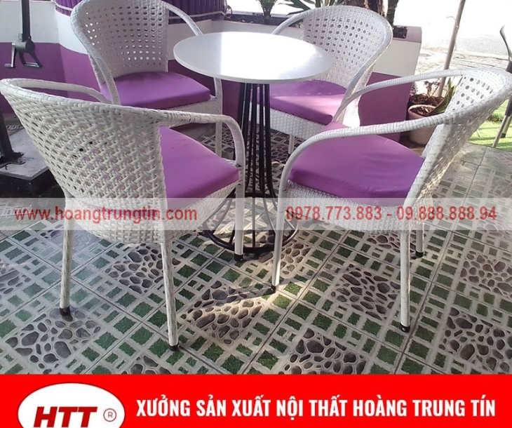 Cung cấp bàn ghế mây nhựa tại Bắc Ninh