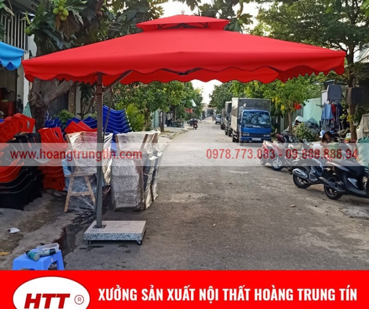 Xưởng dù che nắng giá rẻ tại Đồng Tháp - Hoàng Trung Tín: Mang lại bóng mát và chất lượng tuyệt vời