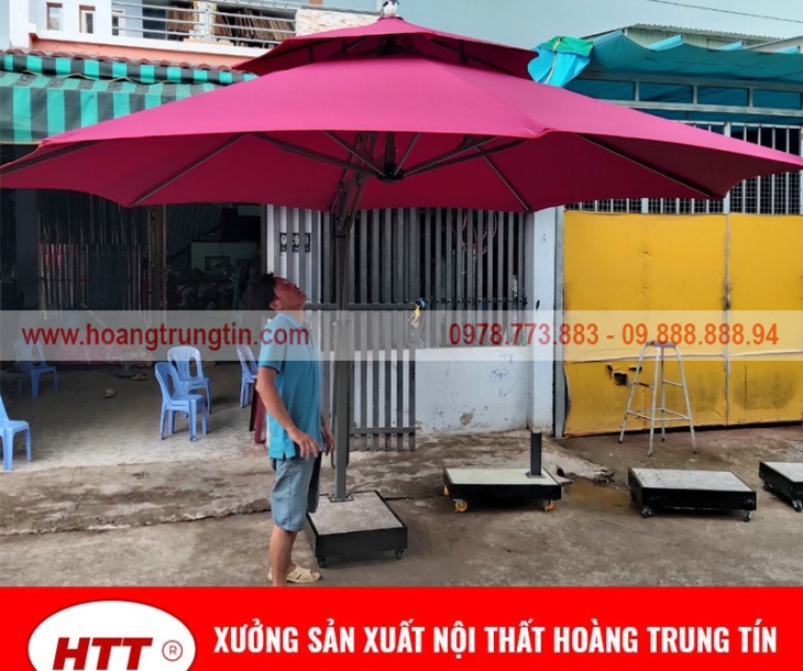 Dù che nắng Hoàng Trung Tín - Sự bảo vệ hoàn hảo tại Vĩnh Long 