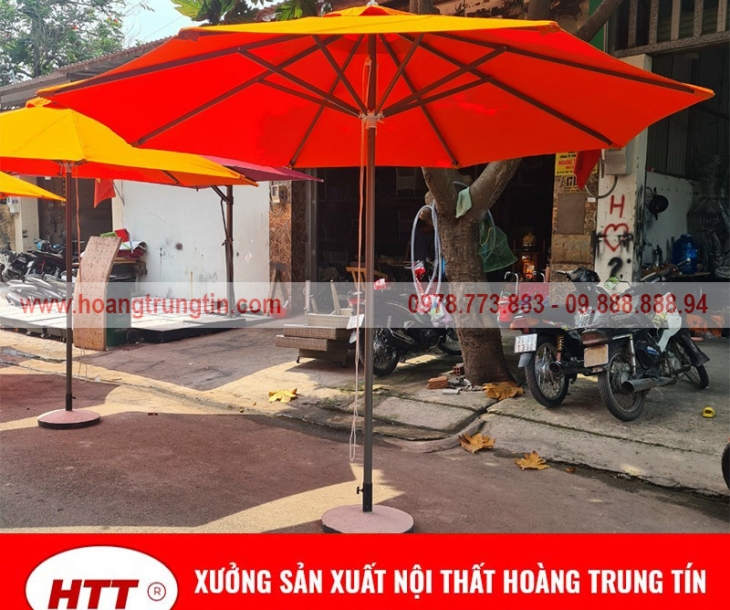 Những mẫu ô dù che nắng ngoài trời giá rẻ phổ biến hiện nay tại Vĩnh Long