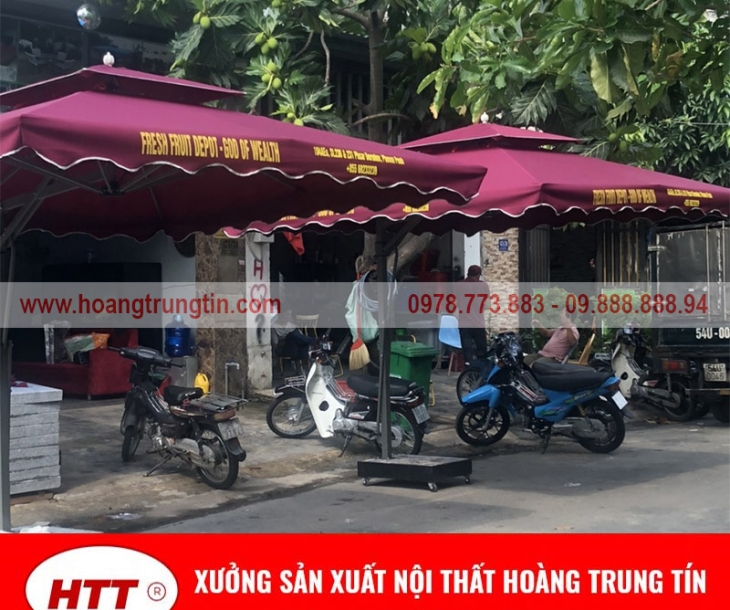 Thanh lý - Cung cấp - Sản xuất Dù che nắng tại Cần Thơ