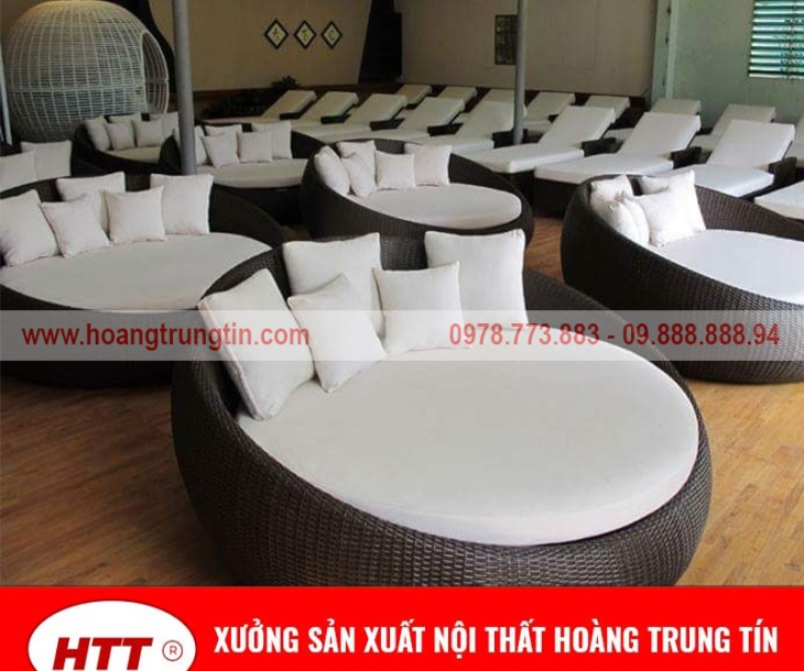 Giường tắm nắng giá xưởng tại Phan Thiết