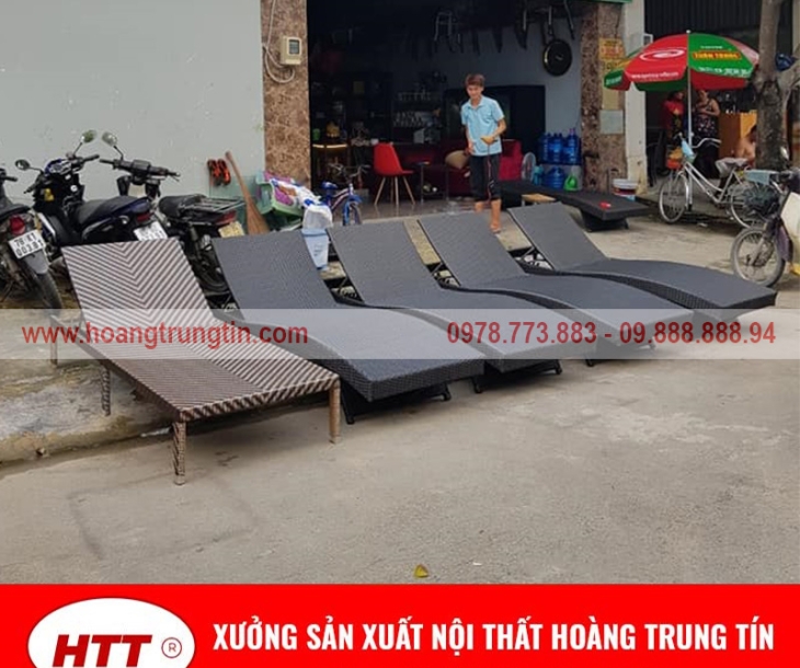 Giường tắm nắng tại Hậu Giang