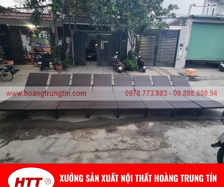 Giường tắm nắng tại Tiền Giang