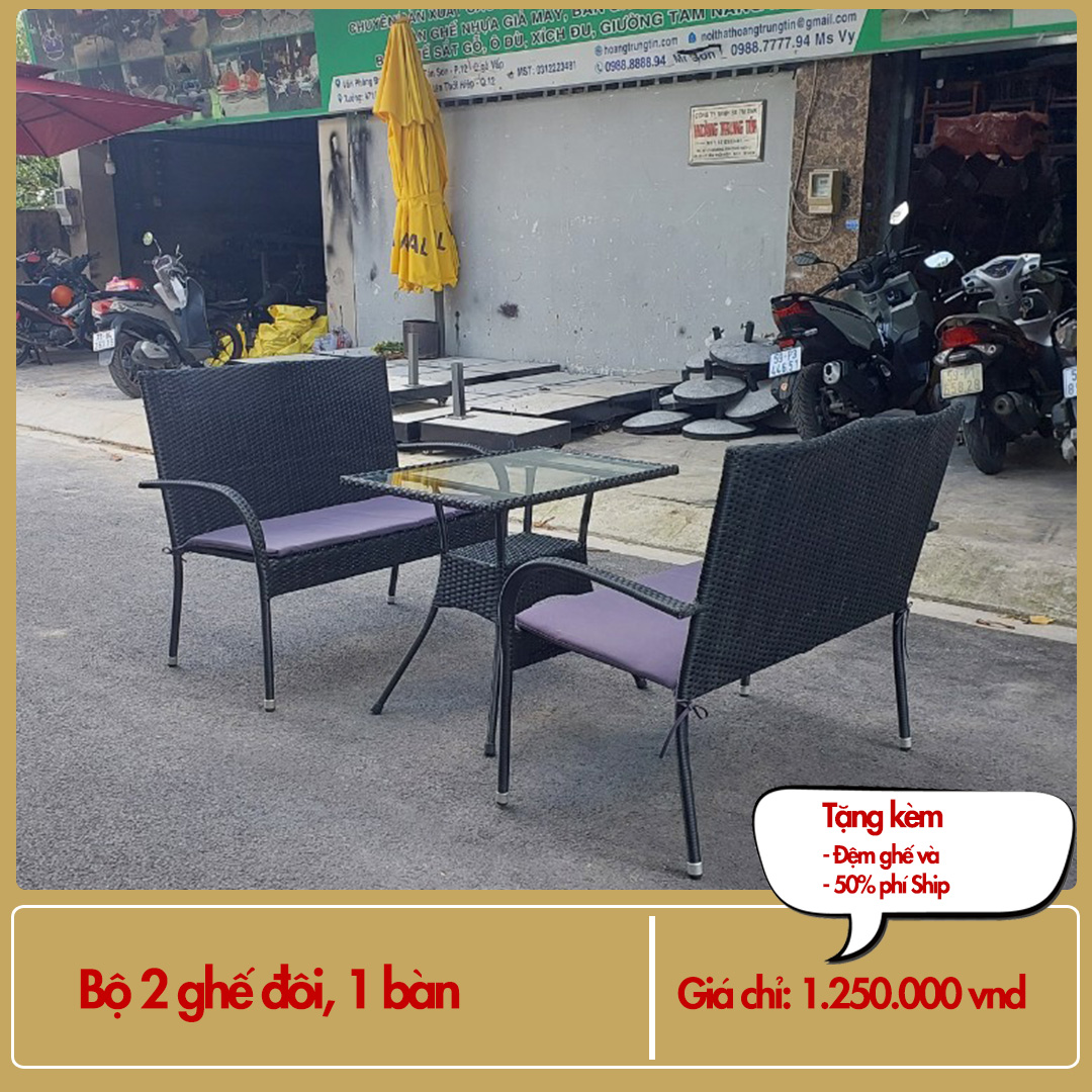 Bàn ghế cafe thanh lý