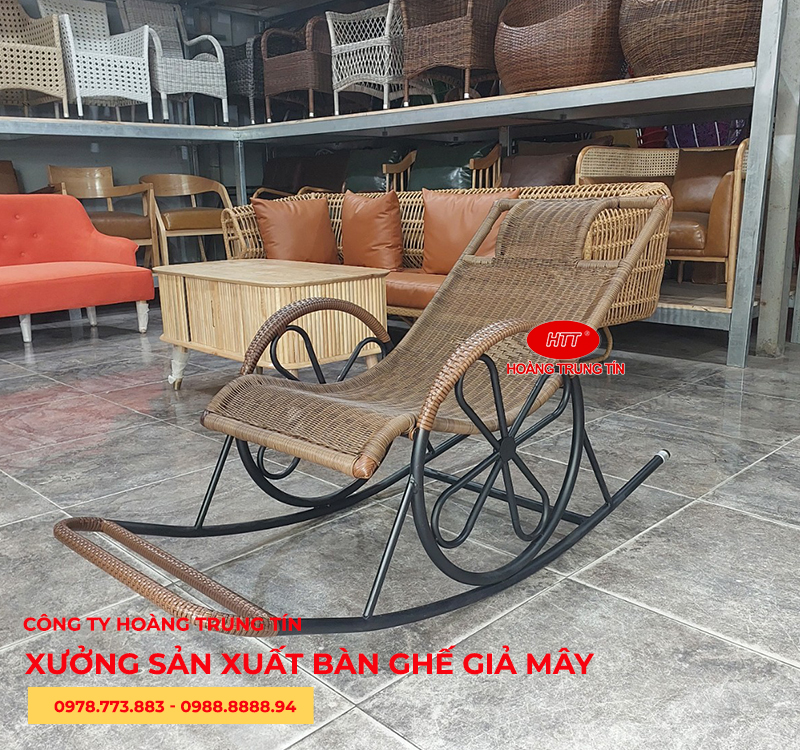 ghế thư giãn giả mây
