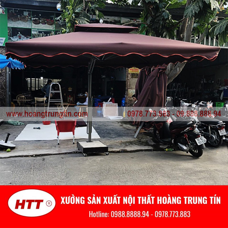 dù lệch tâm vuông 07