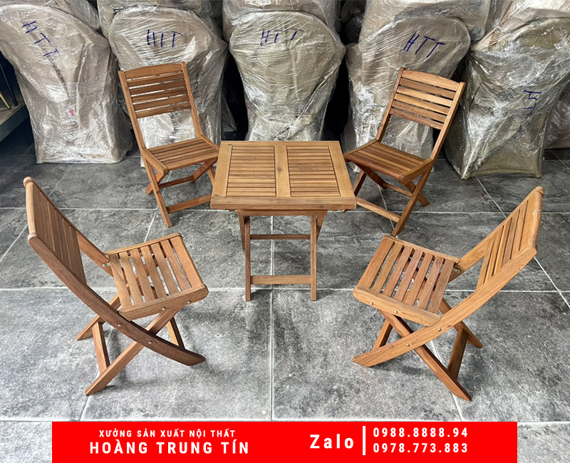 Bàn ghế gỗ mini chất lượng tại Bình Phước