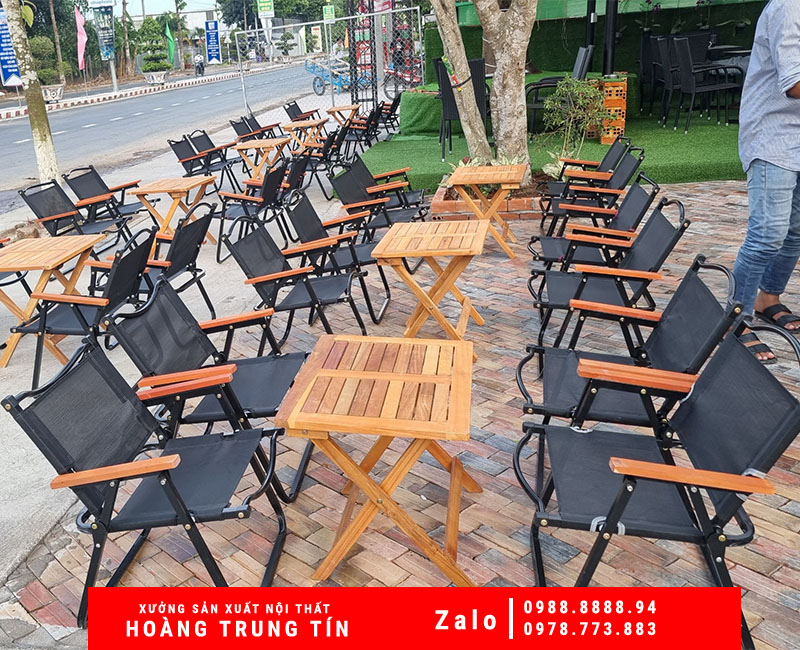 Bạn sẽ dễ dàng bắt gặp những bộ bàn ghế quán cóc tại Thái Nguyên