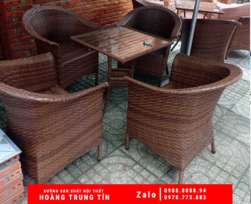 HOÀNG TRUNG TÍN - Bàn ghế cà phê sân vườn giá rẻ tại An Giang