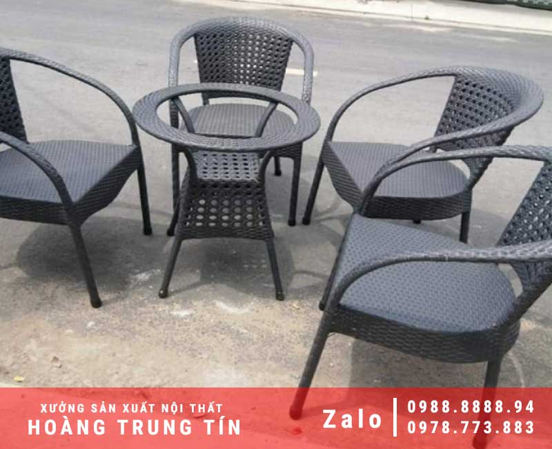 Những lí do giúp bàn ghế mây nhựa được ưa chuộng tại Ninh Bình