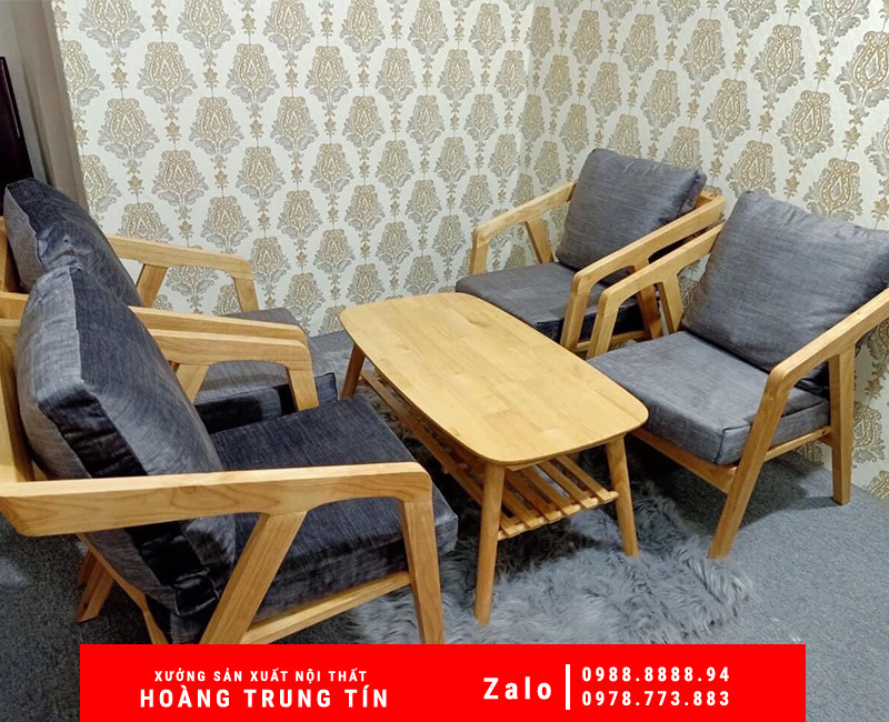 sofa gỗ mẫu 20 giá rẻ tại Kiên Giang