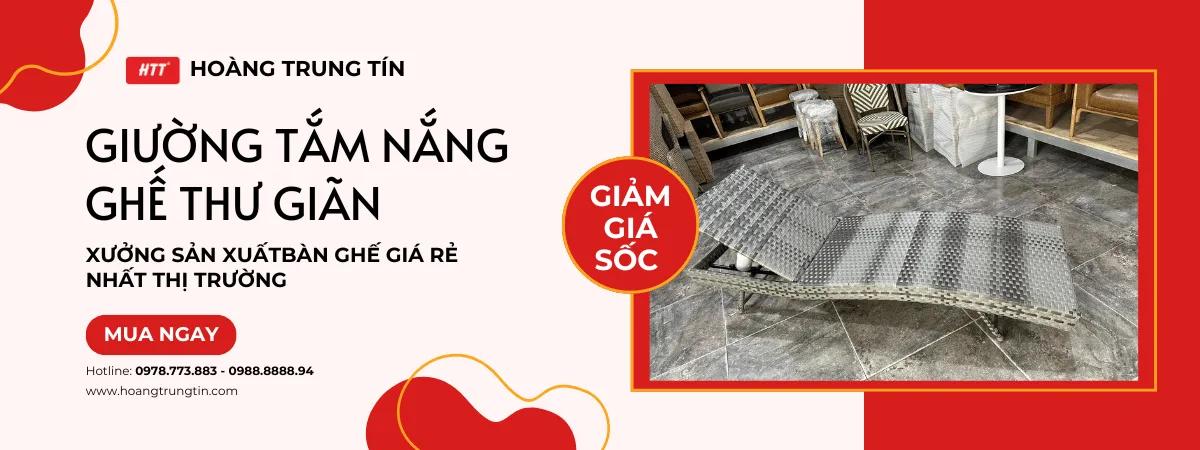 Giường tắm nắng 