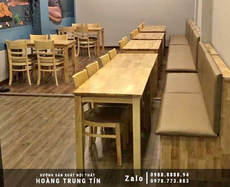 Bộ bàn ghế nhà hàng quán ăn HTT-14